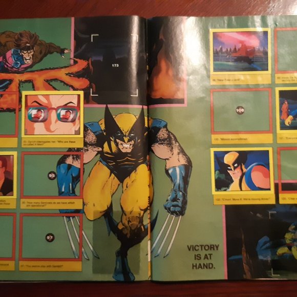 X Men Sticker Activity Book 1993 - Picture 8 of 12